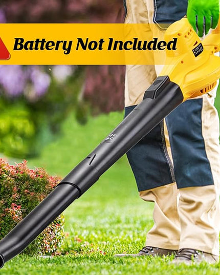 Cordless Leaf Blower Compatible for Dewalt 20V Max Battery(𝐁𝐚𝐭𝐭𝐞𝐫𝐲 & 𝐂𝐡𝐚𝐫𝐠𝐞𝐫 𝐍𝐨𝐭 𝐈𝐧𝐜𝐥𝐮𝐝𝐞𝐝), Electric Handheld Lightweight Leaf Blower for Lawn Care & Yard Cleaning - LeafyLoom