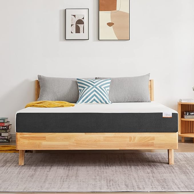 Full Size Mattress, 5 Inch Full Gel Memory Foam Mattress for Cool Sleep & Pressure Relief Breathable Cover Medium Firm Mattress in a Box, White, CertiPUR-US Certified - LeafyLoom