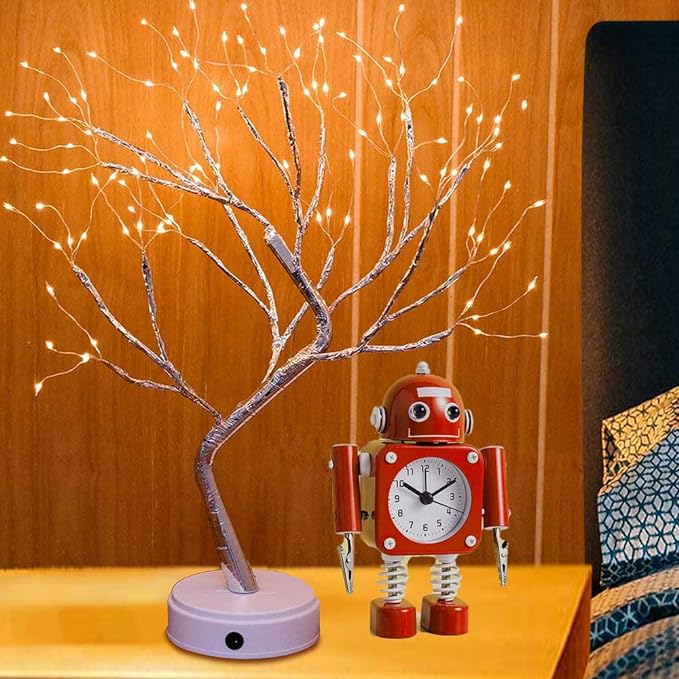 Bonsai Tree Light for Room Decor, Aesthetic Lamps for Living Room, Cute Night Light for House Decor, Good Ideas for Gifts, Home Decorations, Weddings,Christmas, Holidays and More (Warm White,108 LED) - LeafyLoom