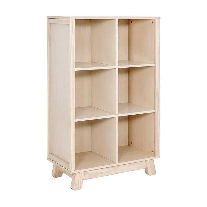 Babyletto Hudson Cubby Bookcase in Washed Natural - LeafyLoom