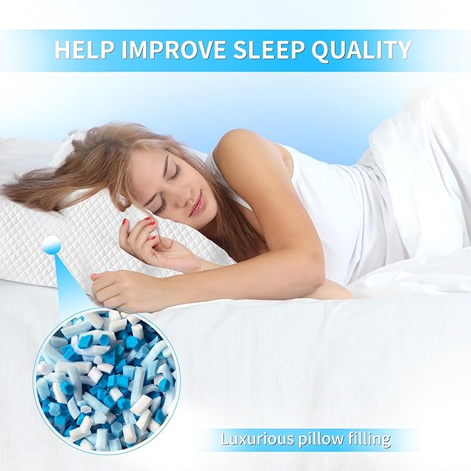 40 LBS Shredded Memory Foam Filling, Bean Bag Filler, Added Gel Particles Comfortable and Soft,Very Suitable for Filling Bean Bags, Pillows,Dog beds, Couch Cushion - LeafyLoom