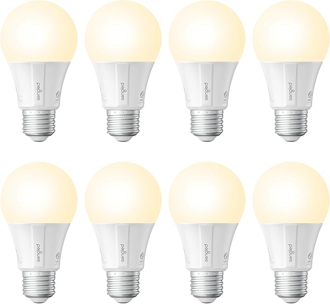 Sengled Zigbee Smart Light Bulbs, Smart Hub Required, Works with SmartThings and Echo with built-in Hub, Voice Control with Alexa and Google Home, Soft White 60W Eqv. A19 Alexa Light Bulb, 8 Pack Sengled