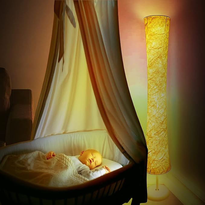 WORLD WIN Floor Lamps for Living Room, Standing Led Lamp RGB Color Changing with APP & Remote Control, 62 Inch DIY Mode Music Sync Modern Corner Lamp Decor for Living Room Bedroom Game, 1 Piece - LeafyLoom