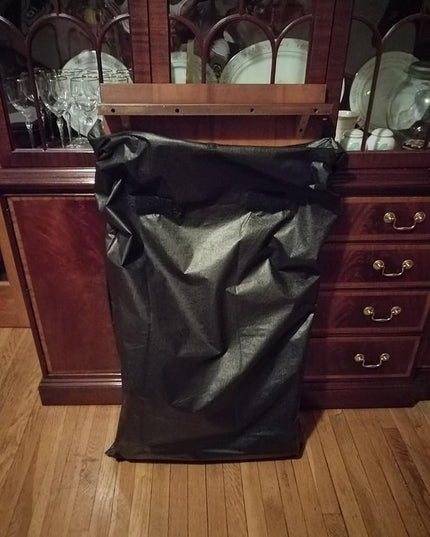 Table Leaf Storage Bag Padded, Heavy Duty Dining Table Leaf Bag, 51 x 24in Extra Thick Flannel Backing Interior/Exterior Dining Table Cover, Scratch Resistant, Fit 50 × 20in Table Leaves - LeafyLoom