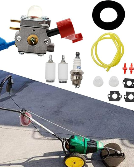 C1U-W12A Carburetor with Air Filter Repower Kit Replacement for Poulan FL1500 FL1500LE Leaf Blower C1U-W12B 530071629 - LeafyLoom