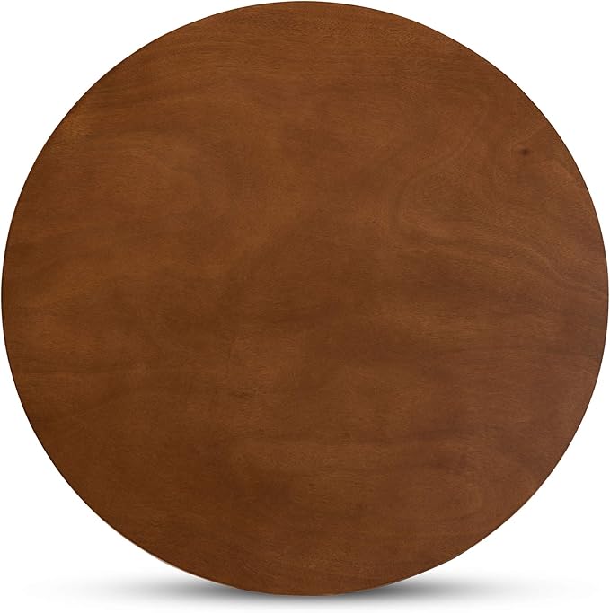 Baxton Studio Mila Modern and Contemporary Grey Fabric Upholstered and Walnut Brown Finished Wood 5-Piece Dining Set - LeafyLoom