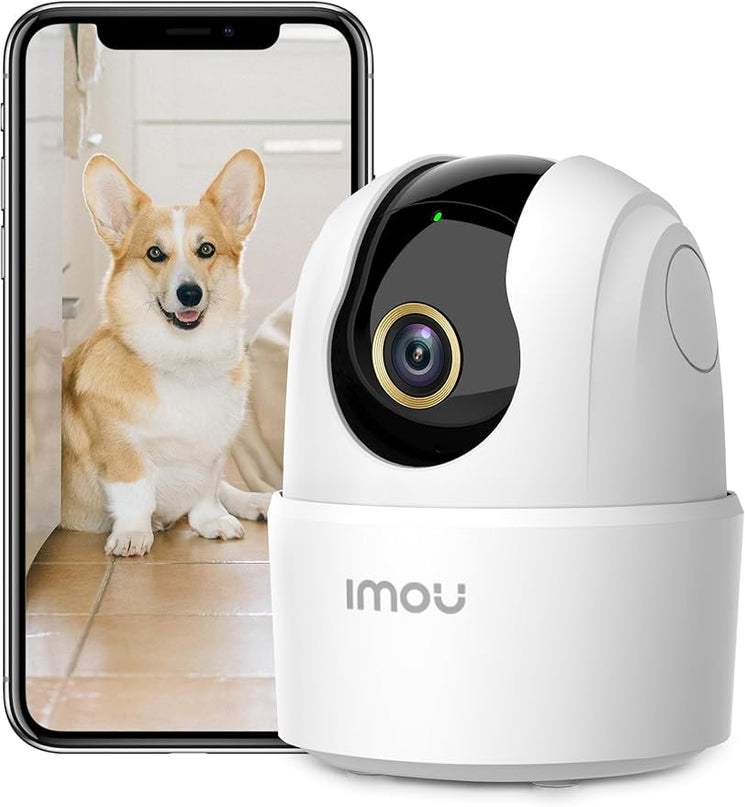 Imou 2.5K WiFi Camera Indoor Pet Dog Camera 4MP, 360° Home Security Wireless IP Baby Camera, Human Detection AI, Smart Tracking, Siren, 10m Night Vision, 2-Way Audio, Privacy Mode, Works with Alexa Imou