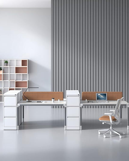 Vertical File Cabinet with Drawer, 3 Drawer File Cabinet with Lock, Filing Cabinets for Home Office, Hanging Files for A4/ Legal/Letter, White - LeafyLoom