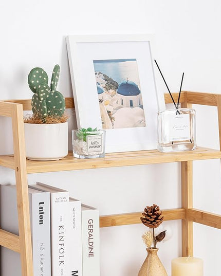 4-Tier Bamboo Ladder Shelf - LeafyLoom