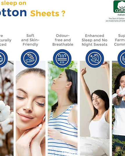 THREAD SPREAD Striped Egyptian Cotton Sheets Twin XL Size - 600 Thread Count 3 PC Damask Twin XL Sheets Deep Pockets, Sateen Weave College Dorm Bedding Twin XL, Fits Mattress upto 18" - Silver Stripe - LeafyLoom