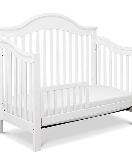 DaVinci Jayden 4-in-1 Convertible Crib in White, Greenguard Gold Certified - LeafyLoom