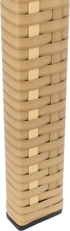 SAFAVIEH Outdoor Collection Bassey Natural/White Cushion 4-Piece Conversation Patio Set PAT7507D - LeafyLoom