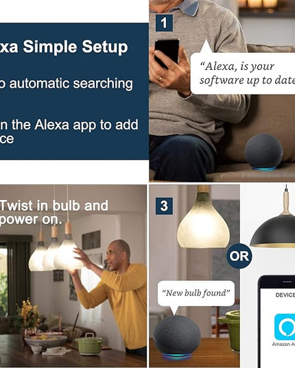 Sengled BR30 Smart Light Bulb, Updated FFS WiFi Led Flood Light Bulbs, Smart Bulbs That Works with Alexa, Google Assistant, E26 Daylight,60W Equivalent, 650LM, 2.4GHz WiFi Only, No Hub Required, 2Pack Sengled