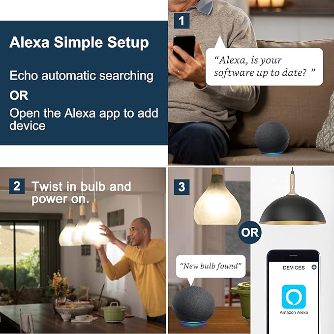 Sengled BR30 Smart Light Bulb, Updated FFS WiFi Led Flood Light Bulbs, Smart Bulbs That Works with Alexa, Google Assistant, E26 Daylight,60W Equivalent, 650LM, 2.4GHz WiFi Only, No Hub Required, 2Pack Sengled