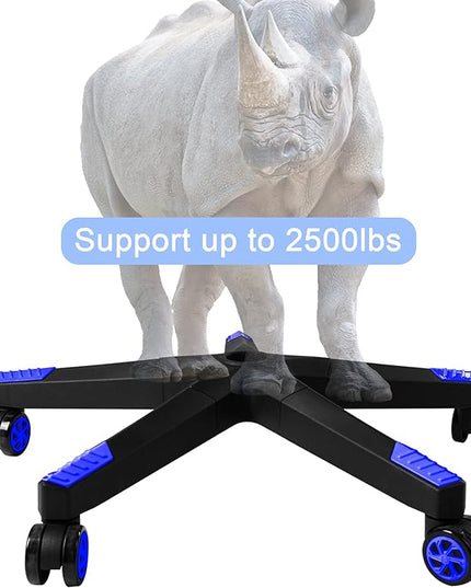 28 inch Nylon Gaming Chair Base Replacement with 5 Casters, Heavy Duty Office Chair Base Part - LeafyLoom