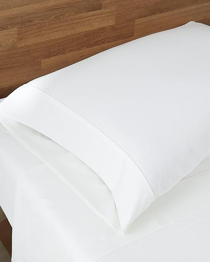 UGG 20932 Alahna Twin XL Bed Sheets and Pillowcases 3-Piece Set Sleep in Luxury Machine Washable Deep Pockets Wrinkle-Resistant Breathable Cozy Comfort Silky Cooling Sheets, Twin XL, White - LeafyLoom