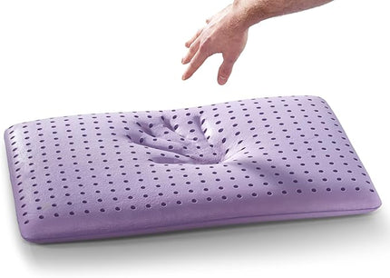 Ultra Slim Pillow - Flat & Thin pillow for Sleeping | Stomach Sleeping Pillow | 2.4 inch thin memory foam pillow for stomach sleepers - LeafyLoom