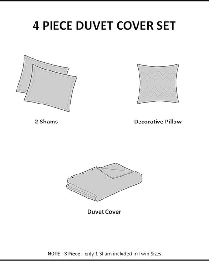 Intelligent Design King Duvet Cover Set, Velvet King Duvet Set, Luxury Diamond Quilting Teal Duvet Cover, Fluffy Duvet Cover with Decorative Pillow and 2 Shams, 4 Pieces, Teal, King/Cal King - LeafyLoom