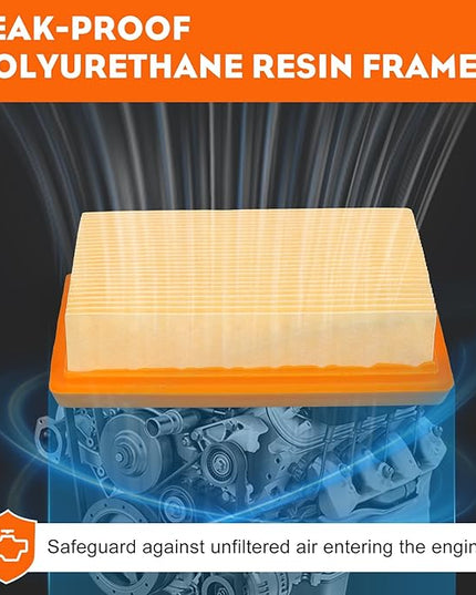 Hipa BR340 BR380 Air Filter for Stihl 4203 141 0301 BR340 BR420C BR380 BR420 BR 340 BR 380 BR340L SR340 SR420 Backpack Blower Parts 4203 141 0301 Filter Pack of 2 - LeafyLoom