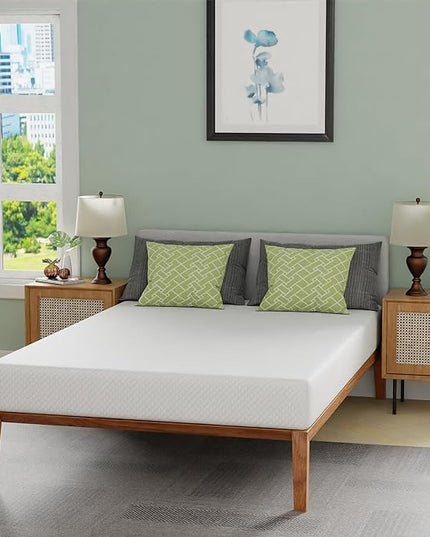 6/8/10/12 inch Gel Memory Foam Mattress for Cool Sleep & Pressure Relief, Medium Firm Mattresses CertiPUR-US Certified/Bed-in-a-Box/Pressure Relieving (8 in, Full) - LeafyLoom