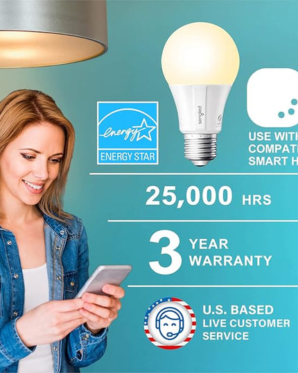 Sengled Zigbee Smart Light Bulbs, Smart Hub Required, Works with SmartThings and Echo with Built-in Hub, Voice Control with Alexa and Google Home, Soft White 60W Eqv. A19 Alexa Light Bulb, 6 Pack Sengled