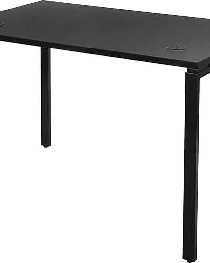 OSP Home Furnishings Prado Home Office Writing Desk, 48 Inches 30 Inches, 48-inches Wide x 30-inches High, Black - LeafyLoom