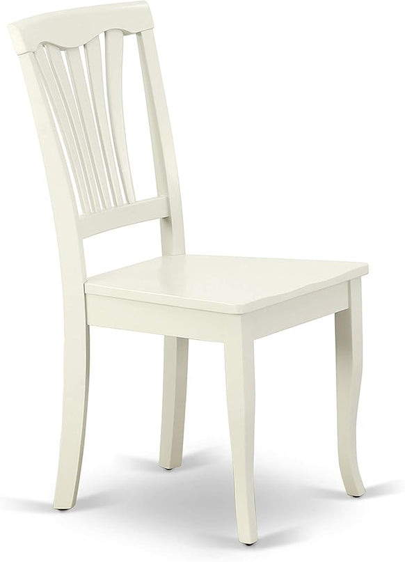 East West Furniture OXAV5-LWH-W Oxford 5 Piece Dinette Set for 4 Includes a Square Room Table and 4 Dining Chairs, 36x36 Inch - LeafyLoom