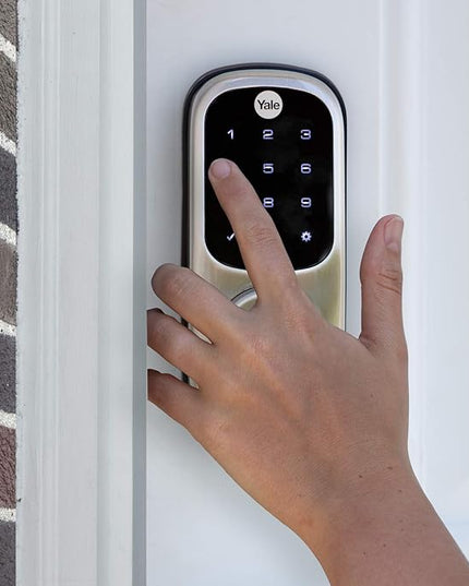 Yale Assure Deadbolt Lock with Touchscreen, Satin Nickel Digital Non-Connected Entry Door Lock with Electronic Keypad and Back-Up Key, ‎‎YRD226NR619 Yale
