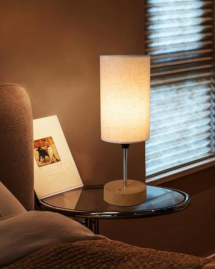 Cordless Lamps Table Lamp Small Light Bedroom Office Desk Battery Operated Rechargeable Dimmable Touch 5000mah Led Portable Outdoor Memory Night Patio Dining Wireless Restaurants Home (Linen) - LeafyLoom