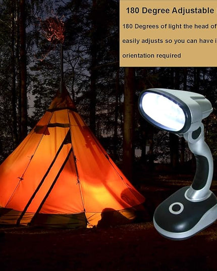 Led Desk Lamp, 12 Bulb LED Portable Desk Lamp Powered Battery Table Light, Computer Bedside Table Camping Light, Bright Battery Operated Desk Lamp Work Reading Light (2PCS) - LeafyLoom