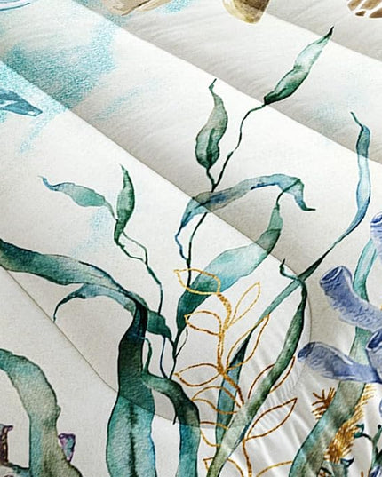 CVHOUSE Sea Turtle Comforter Sets King for Ocean Lovers,Turtle Beach Bedding Sets King Set,Turtle Bedspread,Turtle Duvet,Turtle Bed Set,Turtle Quilt Set 3 Pcs 1 Comforter and 2 Pillowcases - LeafyLoom