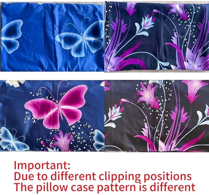 SDY 3PCS Butterfly Comforter Set Queen, Butterfly Bedroom Decor Quilt Bedding Bed in a Bag, Floral Quilts Queen Size for Girls, Kids, Toddler, Children, Teenage, Baby, Women… - LeafyLoom