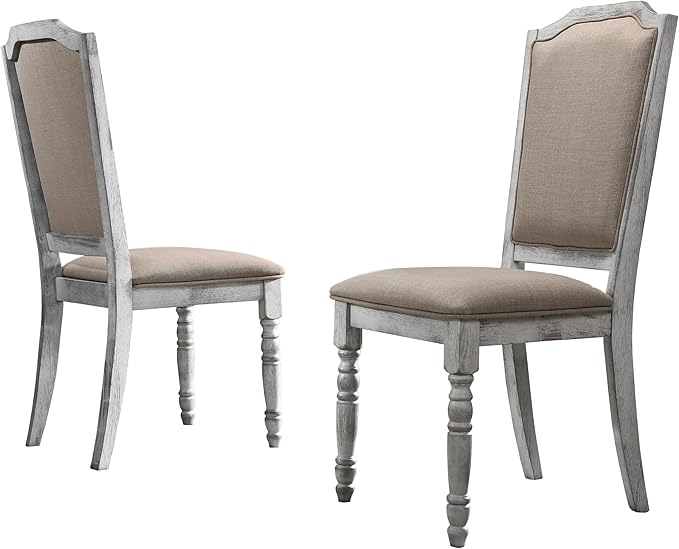 NicBex Haerin-SD-00155-LWJ Dining Chairs, 22.4"x19.5"x41", Gray - LeafyLoom