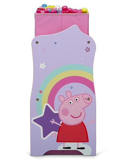 Delta Children Design & Store 6 Bin Toy Storage Organizer, Peppa Pig - LeafyLoom