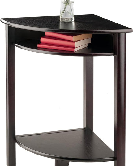 Winsome Liso Corner Desk, Espresso - LeafyLoom