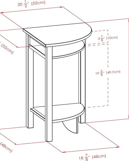 Winsome Liso Corner Desk, Espresso - LeafyLoom
