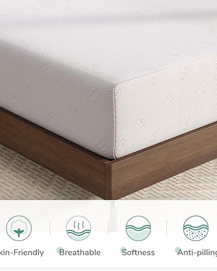 Novilla Full Mattress, 6 Inch Full Memory Foam Mattress for Pressure Relief & Comfort Sleep, Removable Washable Mattress Cover,CertiPUR-US Certified Mattress Full，Medium Firm - LeafyLoom