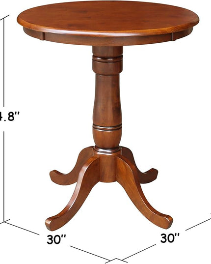 International Concepts Dining Table, Espresso - LeafyLoom