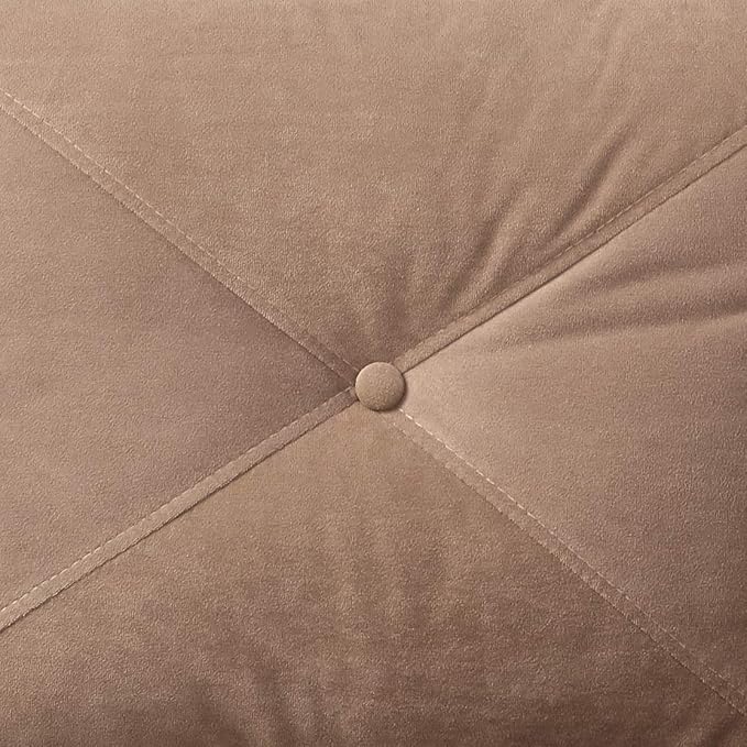 Lifestyle Solutions Harrington Loveseat Microfiber Brown - LeafyLoom