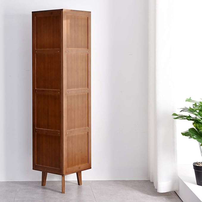 Industrial 4-Bookcase Cube Bookshelf for Home Office and Living Room Decoration - LeafyLoom