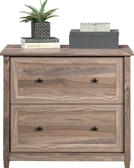 Sauder County Line Dresser, L: 33.31" x W: 23.47" x H: 29.37", Washed Walnut Finish - LeafyLoom