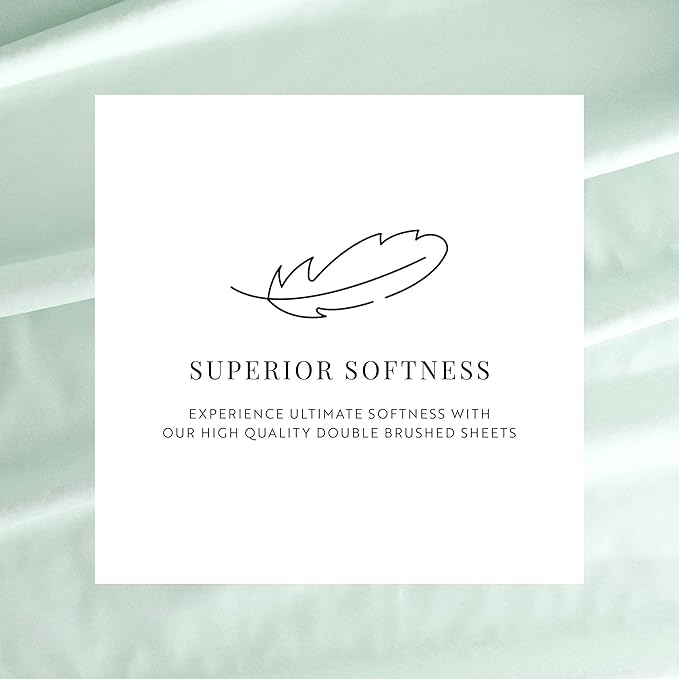 Linen Market Bed Sheets for Full Size Bed (Mint) - Sleep Better Than Ever with These Soft and Cooling Full Sheets - Deep Pocket Fits 16" Thick Beds - 4 Piece Full Sheet Set - LeafyLoom