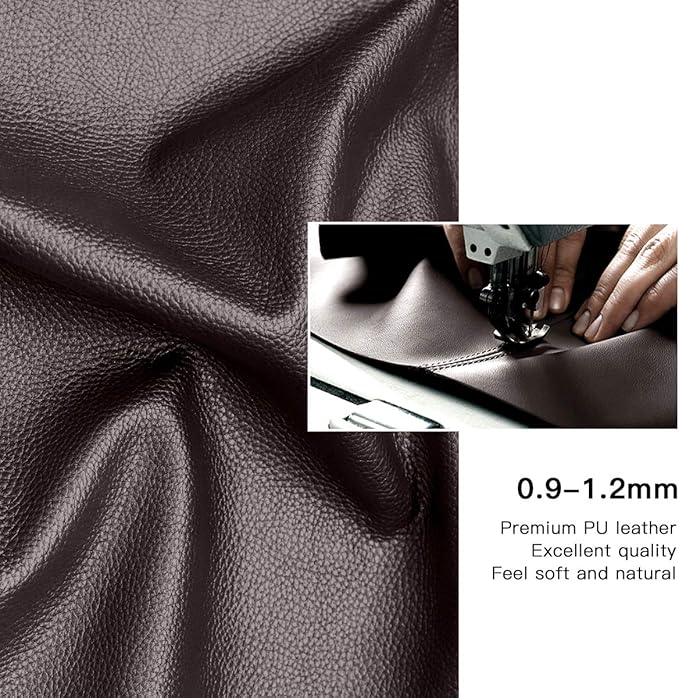 360° Office Desk Chair,PU Adjustable Rolling Task Chair with Backrest for Barber,Office,Home, Computer,360° Swivel,Armless (brown) - LeafyLoom