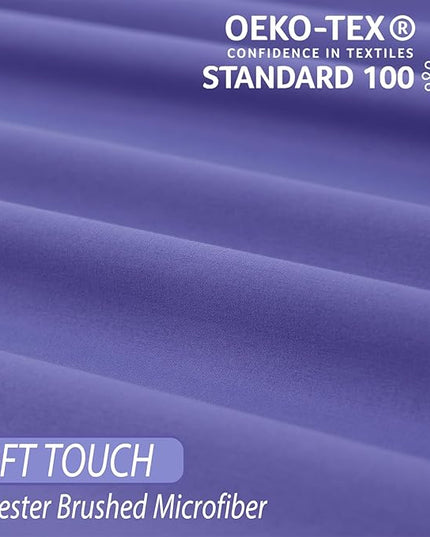 Whitney Home Textile Queen Sheet Set - 4 Piece Soft Breathable Bed Sheets for Queen Size Bed, Deep Pocket Lxuury Brushed Sheets, Hotel Bedding Sheets and Pillowcases, Wrinkle Free Oeko-Tex Sheets - LeafyLoom