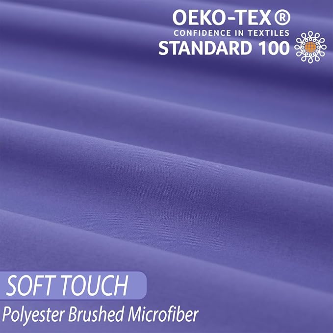 Twin Sheet Set - 3 Piece Soft Breathable Bed Sheets for Twin Size Bed, Extra Deep Pocket Lxuury Brushed Sheets, Cooling Hotel Bedding Sheets and Pillowcases, Wrinkle Free Oeko-Tex Sheets - LeafyLoom