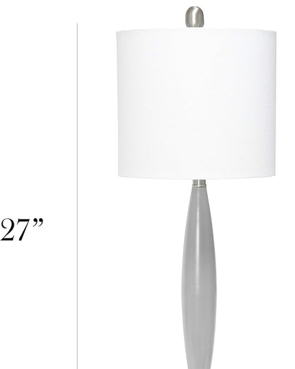 Elegant Designs LT3308-GRY Needle Stick Table Lamp Gray (Pack of 2) - LeafyLoom