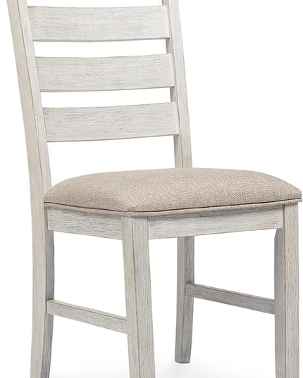Signature Design by Ashley Skempton Modern Farmhouse Dining Room Chair, 2 Count, Whitewash - LeafyLoom
