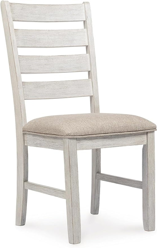 Signature Design by Ashley Skempton Modern Farmhouse Dining Room Chair, 2 Count, Whitewash - LeafyLoom