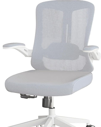 Ergonomic Office Chair - Comfy Desk Chairs with Wheels and Arms, 500LB Heavy Duty Mesh Computer Chairs with Comfortable Head Lumbar Back Support for Office, Study, College Dorm and Bedroom - LeafyLoom
