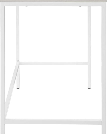 OSP Home Furnishings Contempo 42-Inch Desk, White - LeafyLoom
